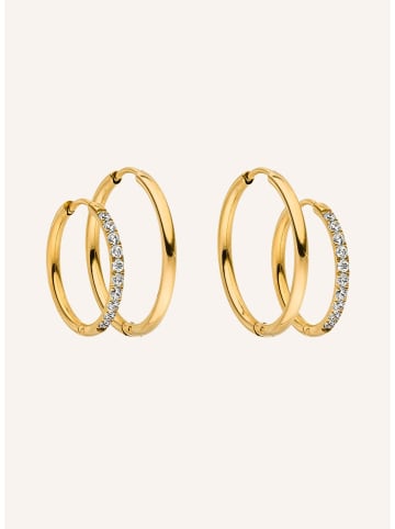 PURELEI Ohrring-Set Lovely Glitter Gold