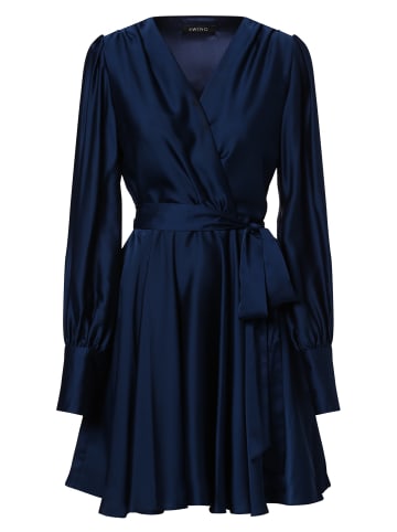 SWING Abendkleid in indigo - 0002