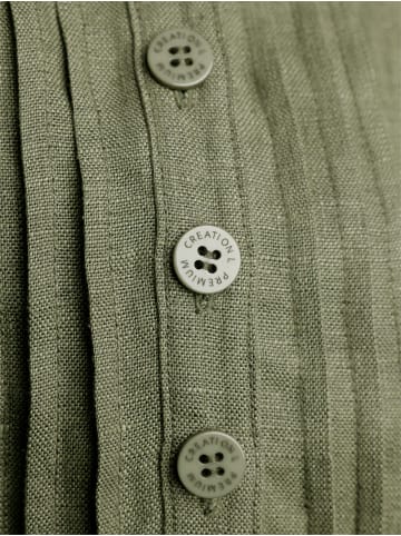 creation L Sommerkleid in khaki-meliert