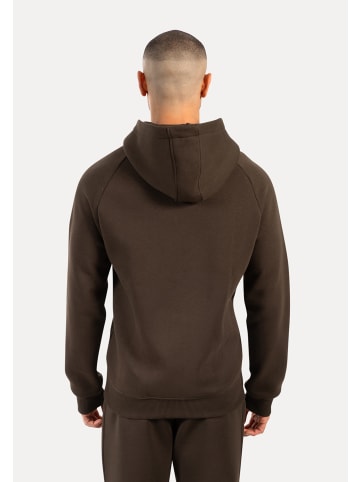 SMILODOX Zip Hoodie Yasin in Braun