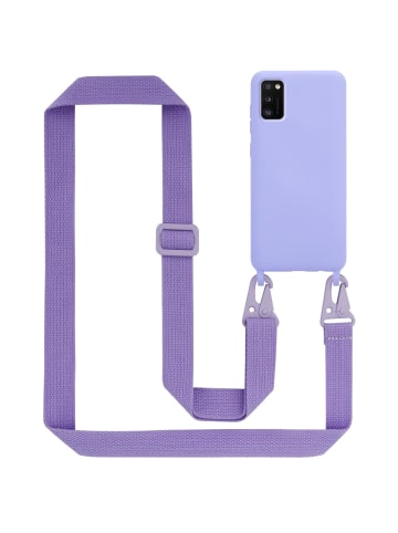 cadorabo Handykette für Samsung Galaxy A52 (4G / 5G) / A52s Hülle in LIQUID SCHWARZ