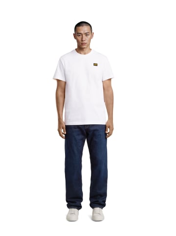 G-Star Raw Dakota Regular Straight Jeans worn in deep marine