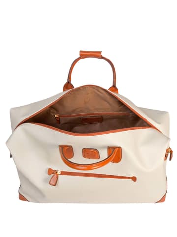 BRIC`s Firenze Weekender - Reisetasche S 55 cm (black) in cream