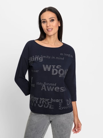 Heine 3/4-Arm-Shirt in marine