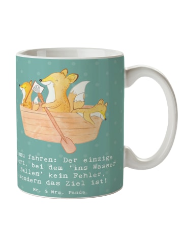 Mr. & Mrs. Panda Tasse Kanu Abenteuer mit Spruch in Meeresbrise
