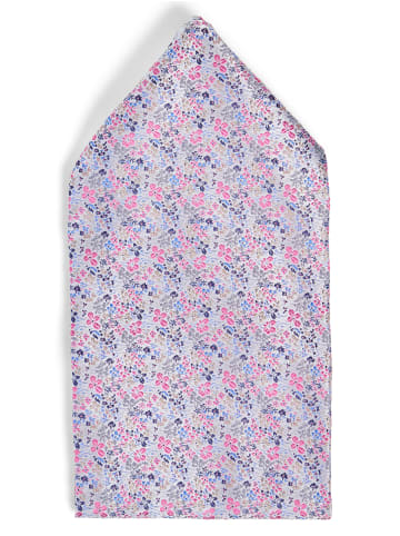 Finshley & Harding London Fliege und Einstecktuch in himbeer mehrfarbig - 0001