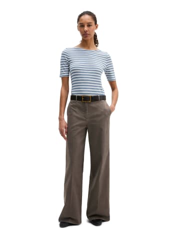 Marc O'Polo Gestreiftes T-Shirt slim in Medium Blue