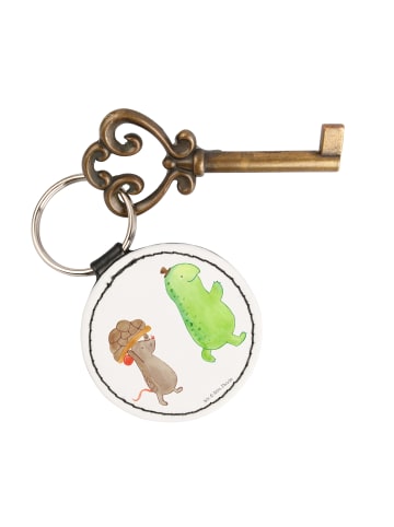 Mr. & Mrs. Panda Anhänger Schildkröte Maus ohne Spruch in Weiß