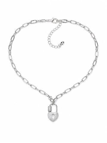 collezione alessandro Kurze Kette " Schloss " in silber
