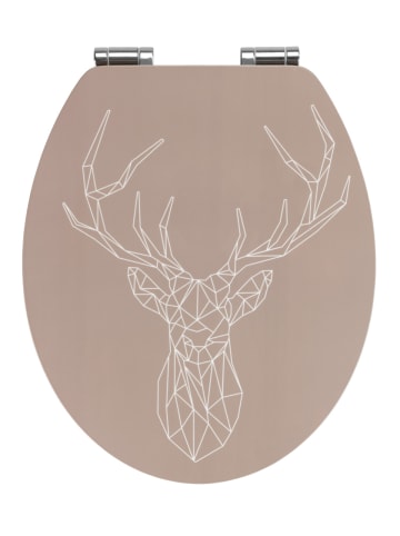 Wenko Premium WC-Sitz Stag, Premium WC-Sitz Mod. Stag in Mehrfarbig