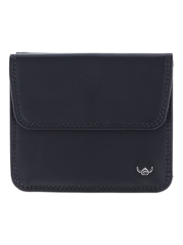 Golden Head Polo Geldbörse RFID Schutz Leder 10.5 cm in marineblau