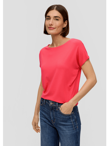 S. Oliver T-Shirt kurzarm in Pink