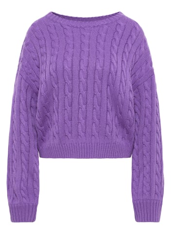 myMo Strickpullover in Lila