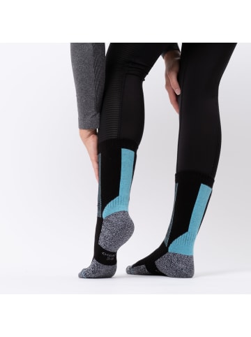 Occulto 2er Pack Wandersocken Gerlinde in Türkis-Grau