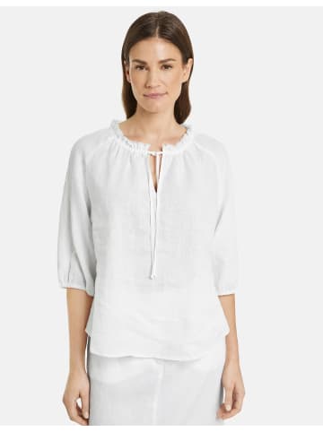 Gerry Weber Bluse 3/4 Arm in weiß/weiß