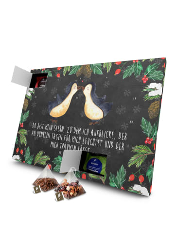 Mr. & Mrs. Panda Adventskalender Pinguin Liebe mit Spruch in Kreidetafel