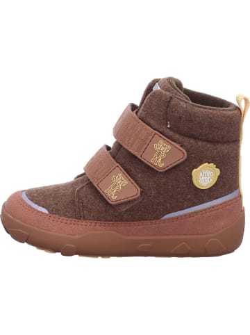 Affenzahn Stiefel Kinder Winterstiefel Wolle Comfy Tiger in Braun