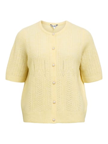 Object Strickjacke in Pale Banana