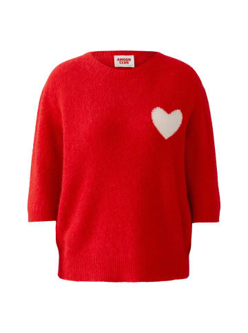 Oui Pullover in high risk red