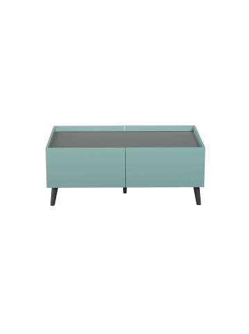 ebuy24 Couchtisch Melton Blau 110 x 60 cm