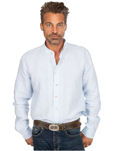 Almsach Stehkragenhemd 175LI in hellblau