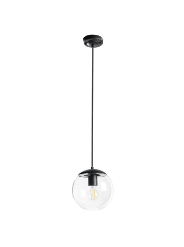 Beliani Pendelleuchten BLEES in Schwarz - (W) 20 x (H) 80 x (L) 20 cm