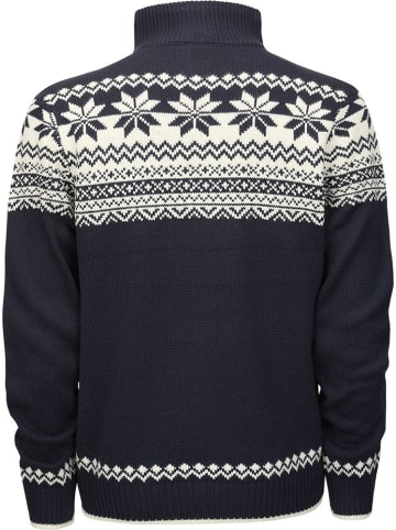 Brandit Strickjacke / Cardigan "Norwegian Troyer" in Blau