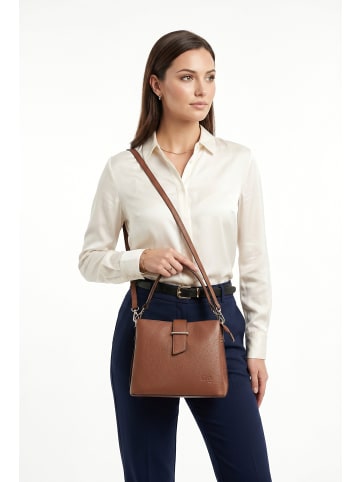 Cluty Handtasche in cognac