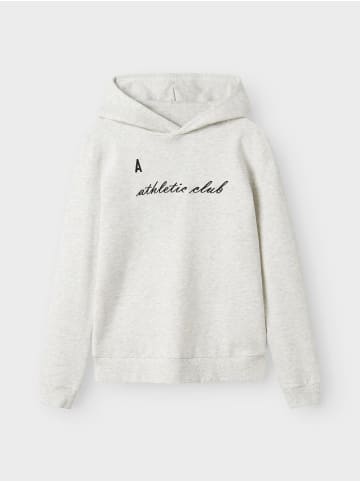 name it Hoodie in Light Grey Melange