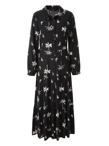 Aniston CASUAL Maxikleid in schwarz-beige