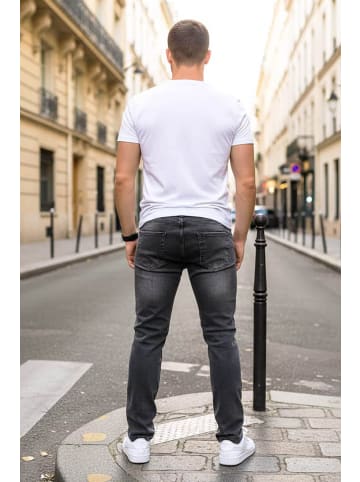 RESLAD Jeans Regular Fit in schwarz