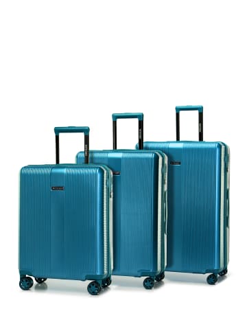 Wittchen POLYCARBONATE LUGGAGE SET 3 PCS in Blue