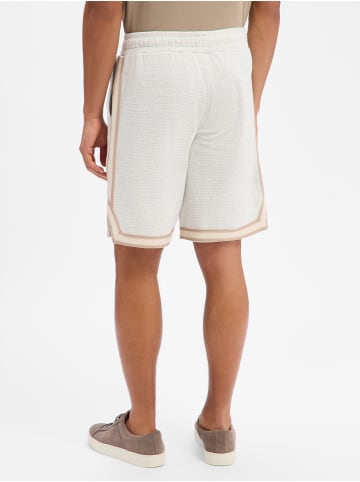 PEGADOR Sweat-Bermudas Signar Waffle in hellgrau