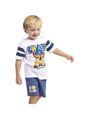 Cerda 2tlg.Outfit T-Shirt & Shorts Paw Patrol Chase in Weiß