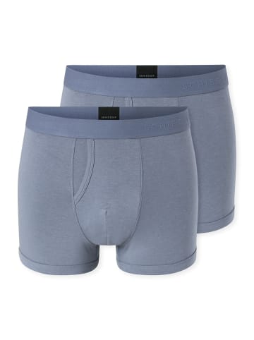 Schiesser Trunk Rib Essentials in blaugrau