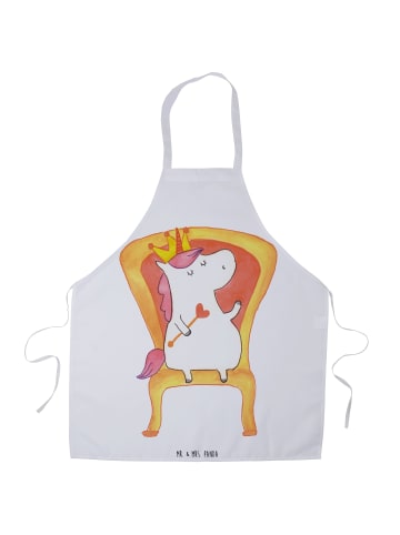 Mr. & Mrs. Panda Küchenschürze Einhorn Prinzessin ohne Spruch in Weiß