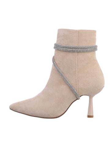 Ital-Design Stiefelette in Beige