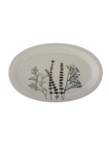 Bloomingville Servierplatte Bea aus Steingut in natur