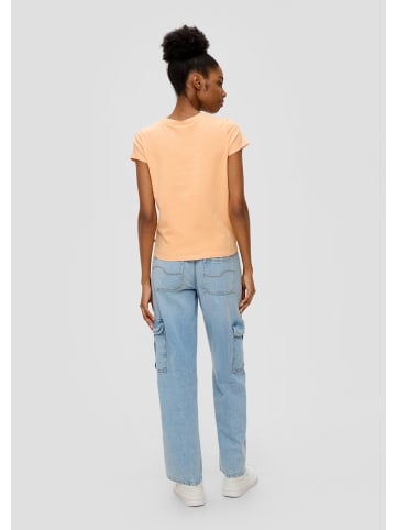 QS T-Shirt in 21D0_papaya