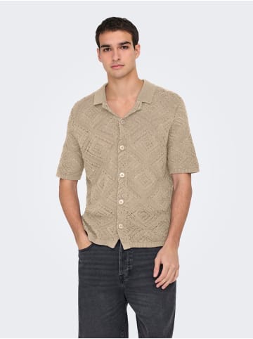 ONLY & SONS Strickpullover in String