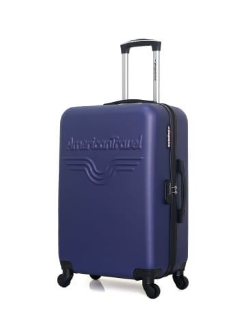 American Travel Mittelgroßer Koffer CHELSEA in Dunkelbau (64L)