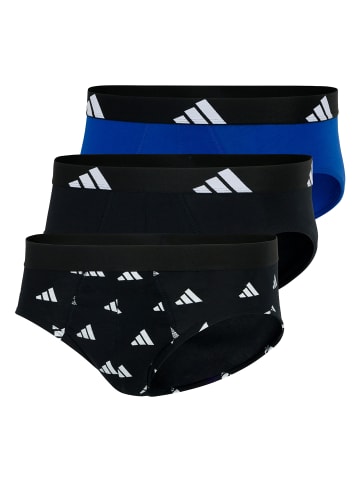 adidas 3er Pack Brief Active Flex Cotton in Mehrfarbig