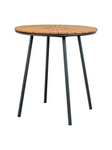 ebuy24 Cafetisch Cleveland Teak 70 x 70 cm