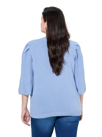 Ulla Popken Pullover in frostblau