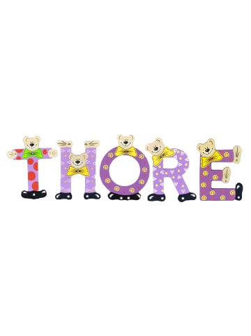 Playshoes Deko-Buchstaben "THORE" in bunt