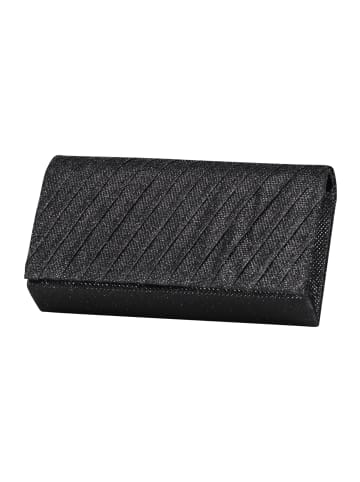 Vera Mont Clutch-Tasche im Glitzer-Look in Schwarz
