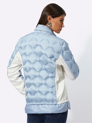 creation L Leichtdaunenjacke in hellblau-ecru