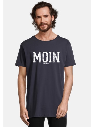 Salzhaut Shirt DIEK - MOIN PRINT in Navy