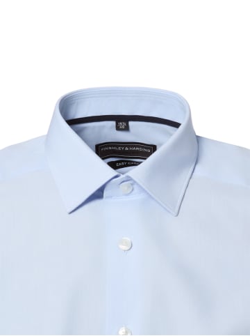 Finshley & Harding Businesshemd in hellblau weiß