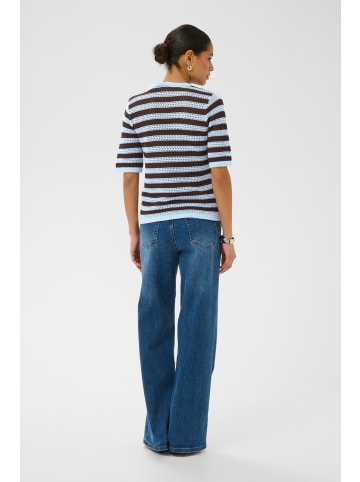 Kaffe Strickpullover KAhillay Regular fit in Fudge, Nantucket Breeze stripe